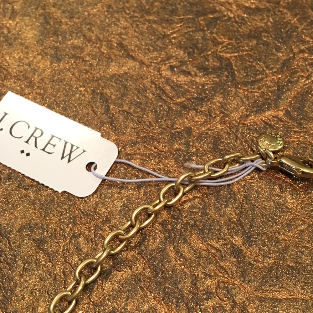 NWT J.Crew Green Statement Necklace - Picture 4 of 5
